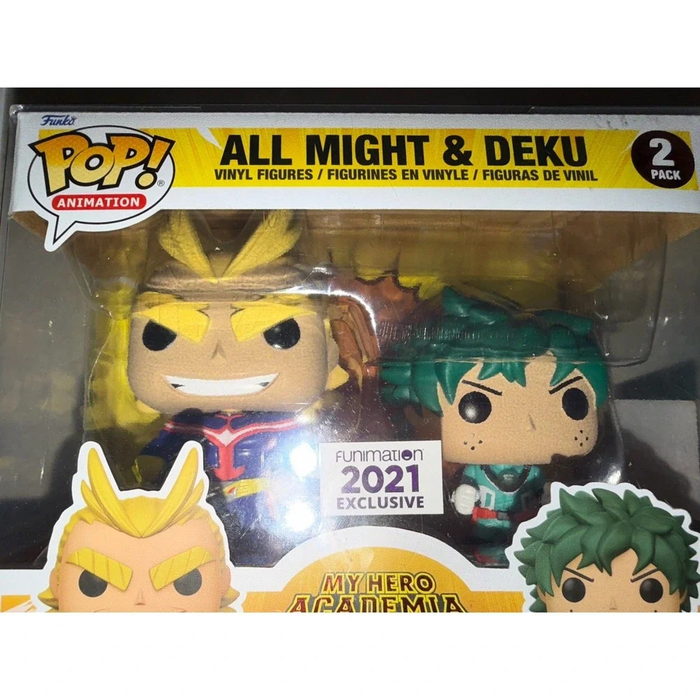Funko Pop My Hero Academia All Might & Deku 2-Pack Funimation 2021 Exclusive